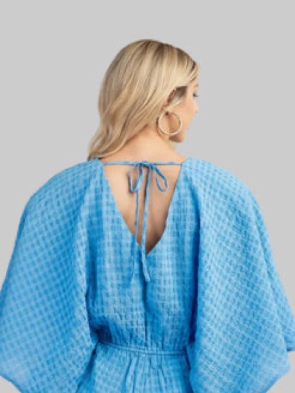 THE KIMONO BLOOM ROMPER COLLECTION AZURE BLOOM - Picture 2 of 7